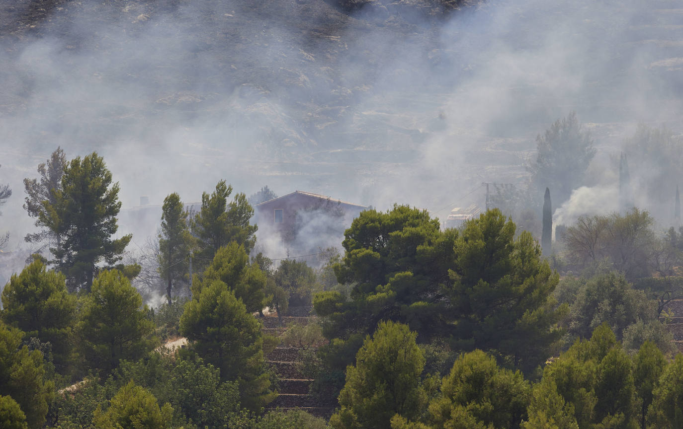 Fotos: Incendio en la Vall d&#039;Ebo