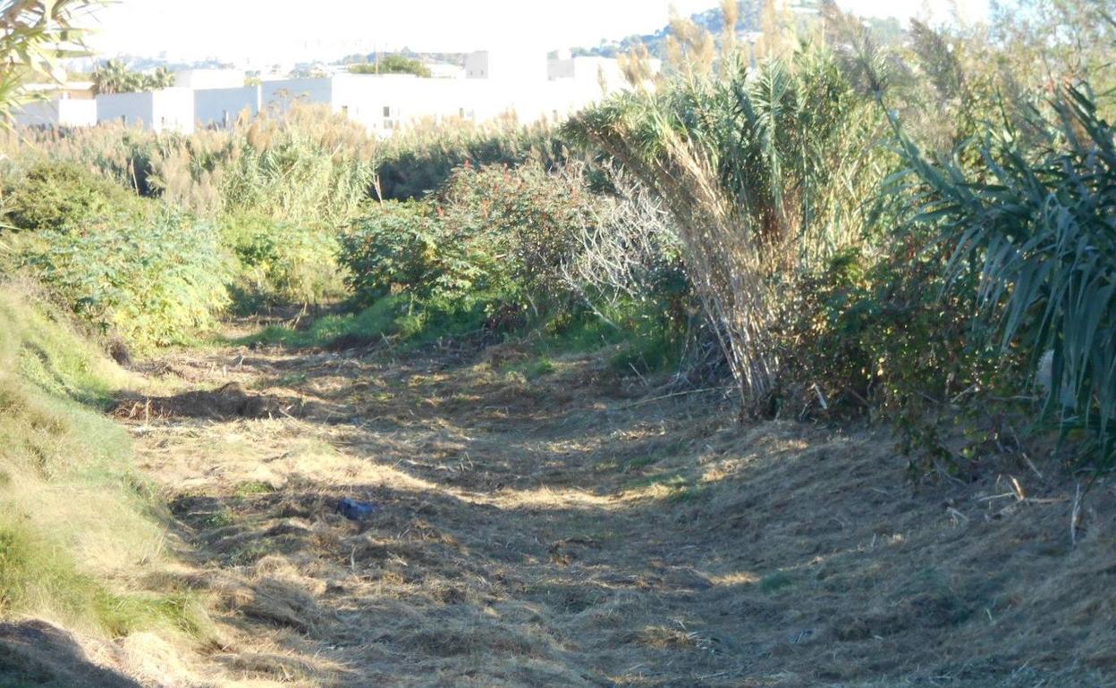 Una de las zonas a limpiar del término municipal de Calp. 