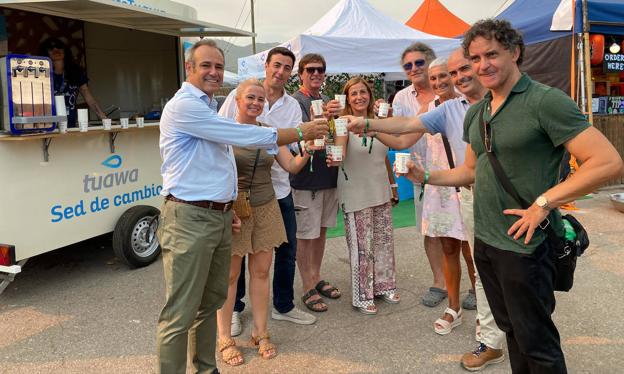 El Rototom y Tuawa consiguen que el festival sea el primero de España en sustituir las botellas de plástico por agua filtrada