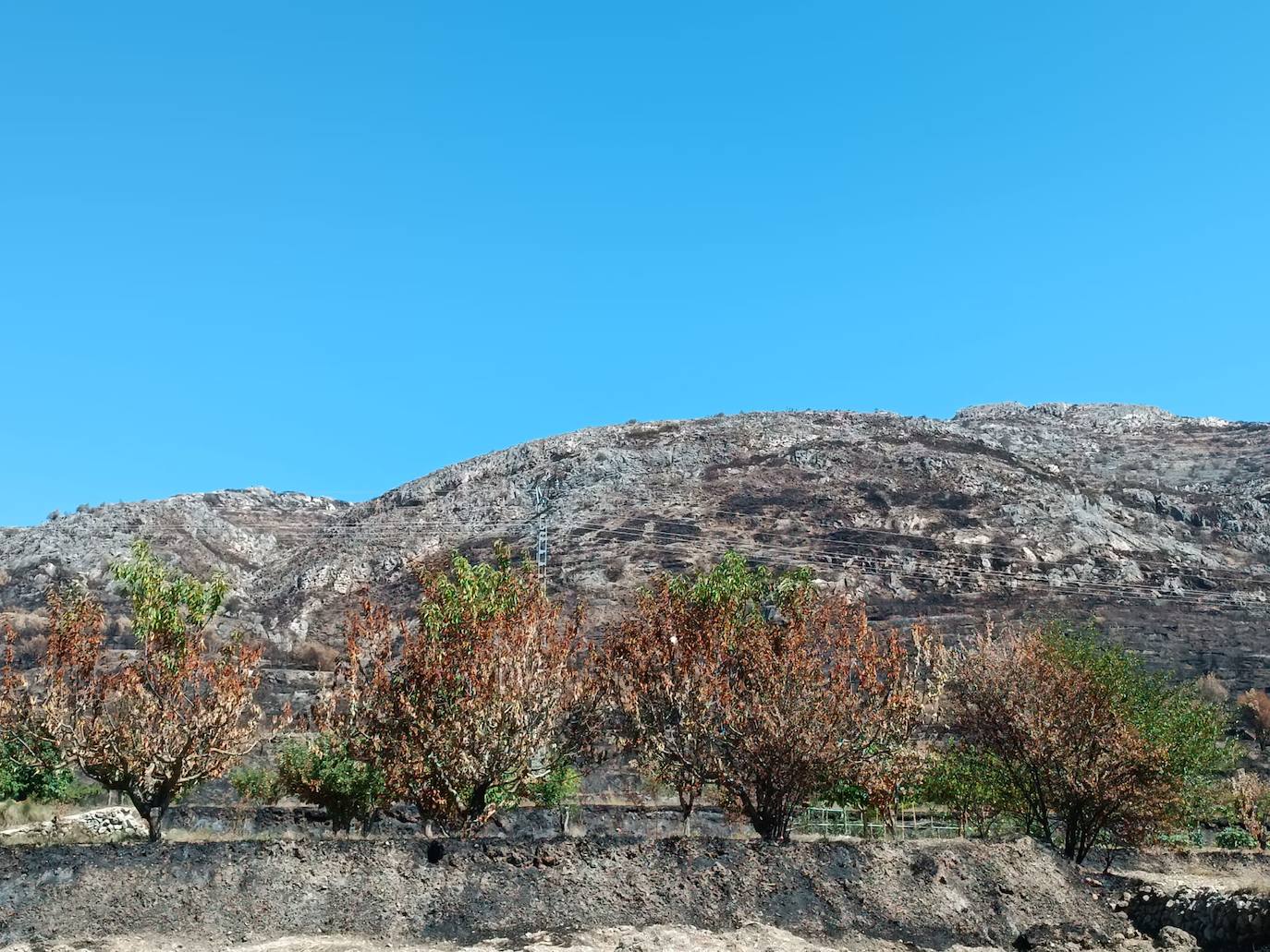 Montañas calcinadas de Vall d'Ebo