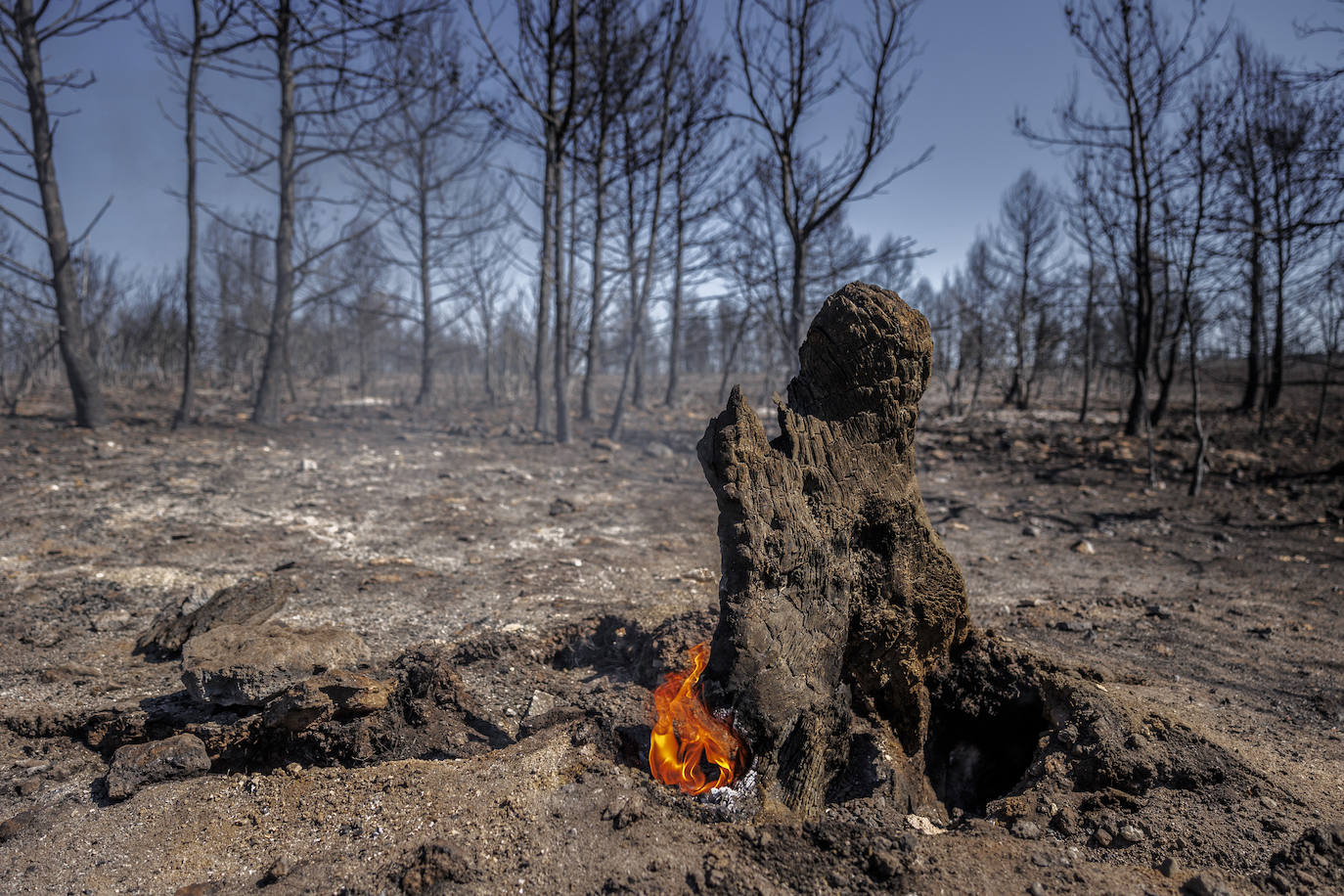 Fotos: Así se encuentra Bejís tras el paso del fuego