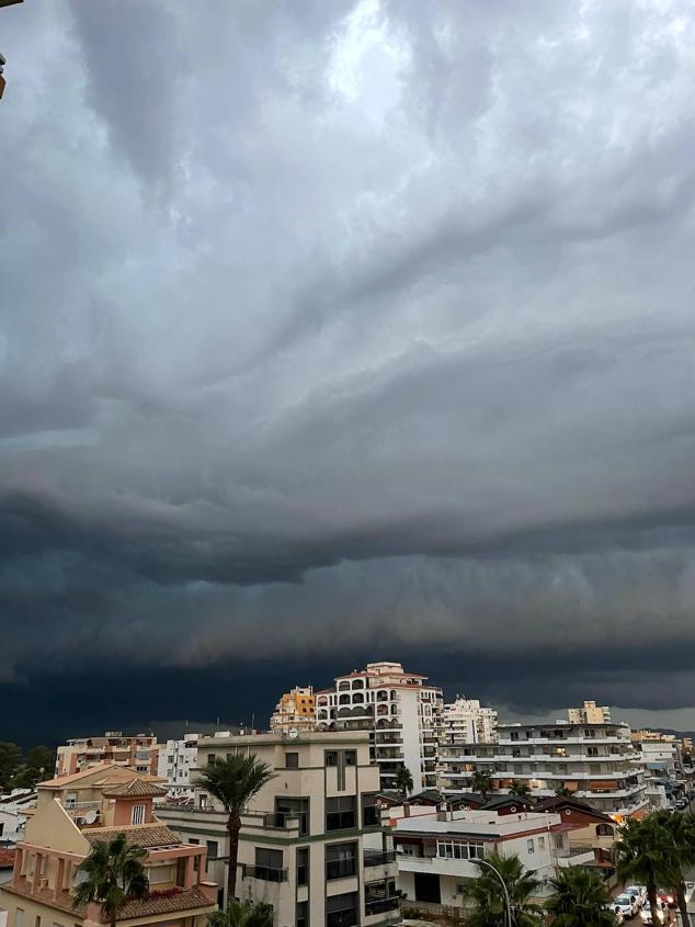 Fotos: Efectos del temporal de lluvia y viento a su paso por Xàtiva