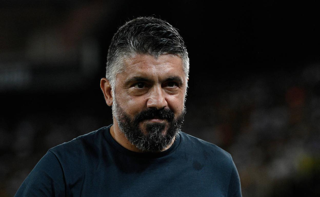 Gattuso, contundente tras la derrota ante el Atlético en Mestalla. 