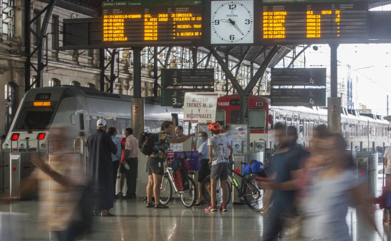 Estación del Norte este viernes durante la mañana. 