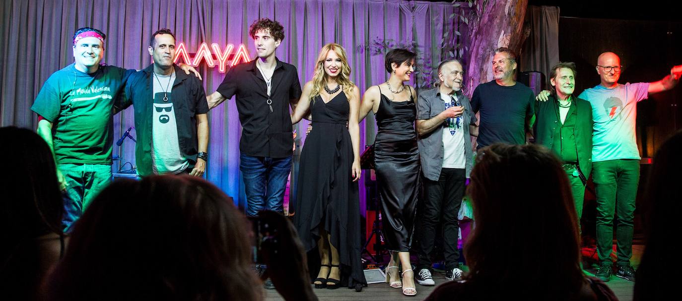 Sergio Aguado, Abelito Sanabria, Salva Pérez, Aisha Bordas, Nita Songs, José Luis Macías, Quique López, Adolfo Barberá y Jorge Moreno.