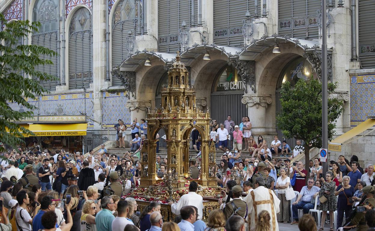 Una imagen de la procesión del Corpus. 