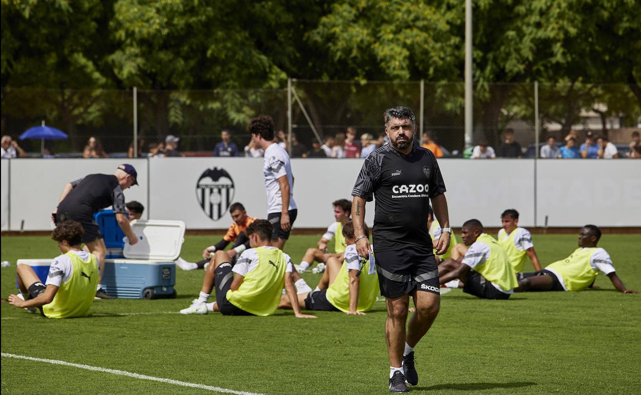 Gattuso, en Paterna .