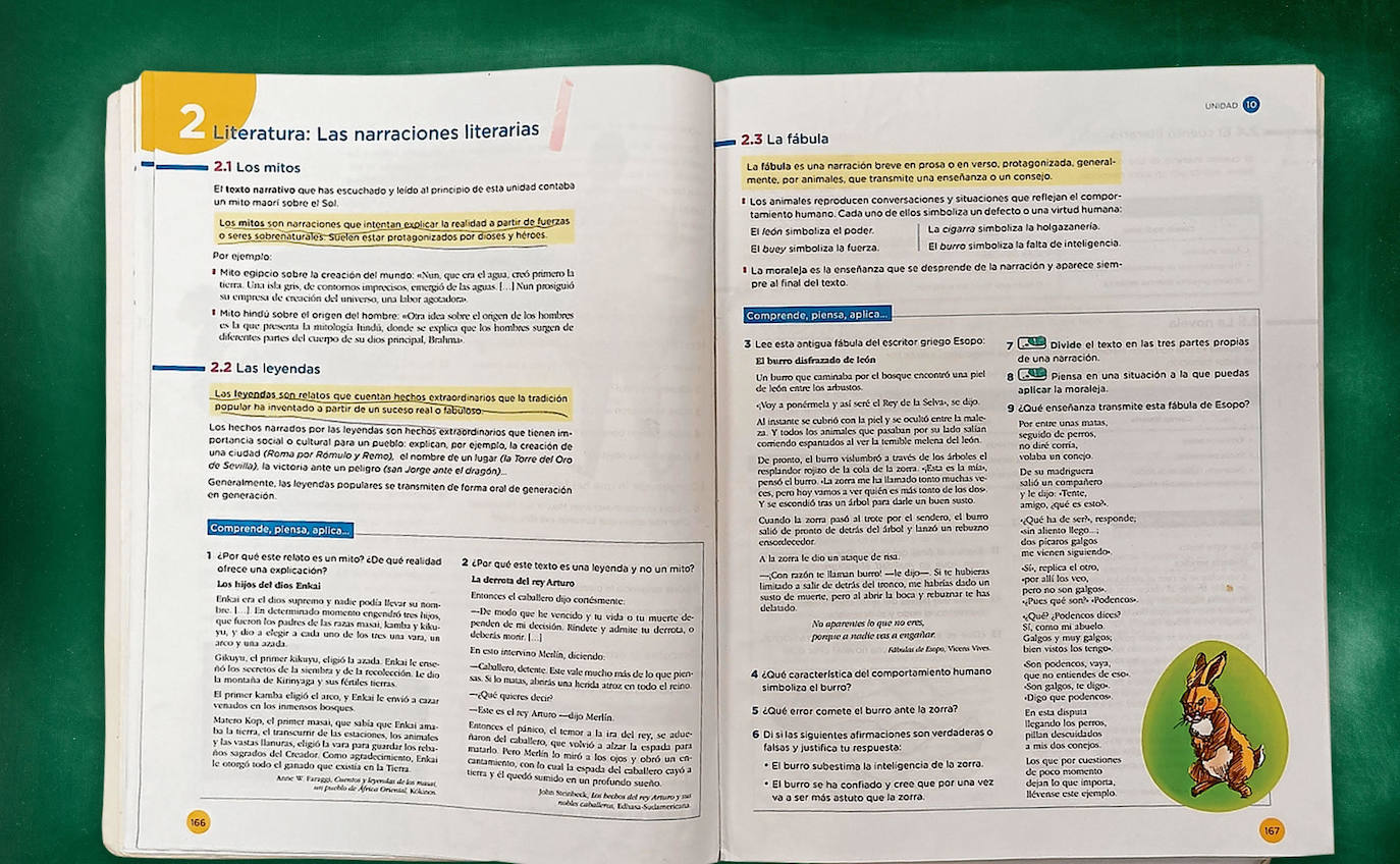 PRIMARIA. 5º CURSO. La metáfora. En Lengua Castellana y Literatura se proponía a los alumnos identificar algunos recursos retóricos, como la metáfora o la hipérbaton. El currículo actual no llega a semejante nivel de concreción. 