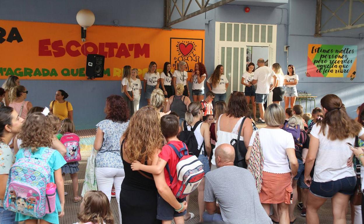 La vuelta al cole en el colegio Les Vessanes de Dénia. 