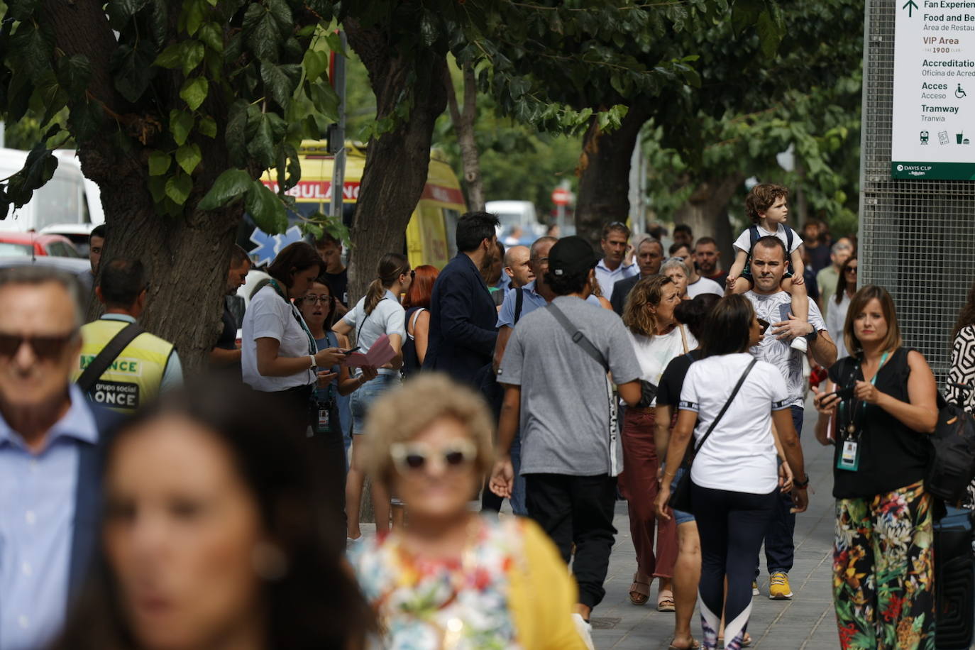 Fotos: El espectáculo de la Davis deslumbra en Valencia