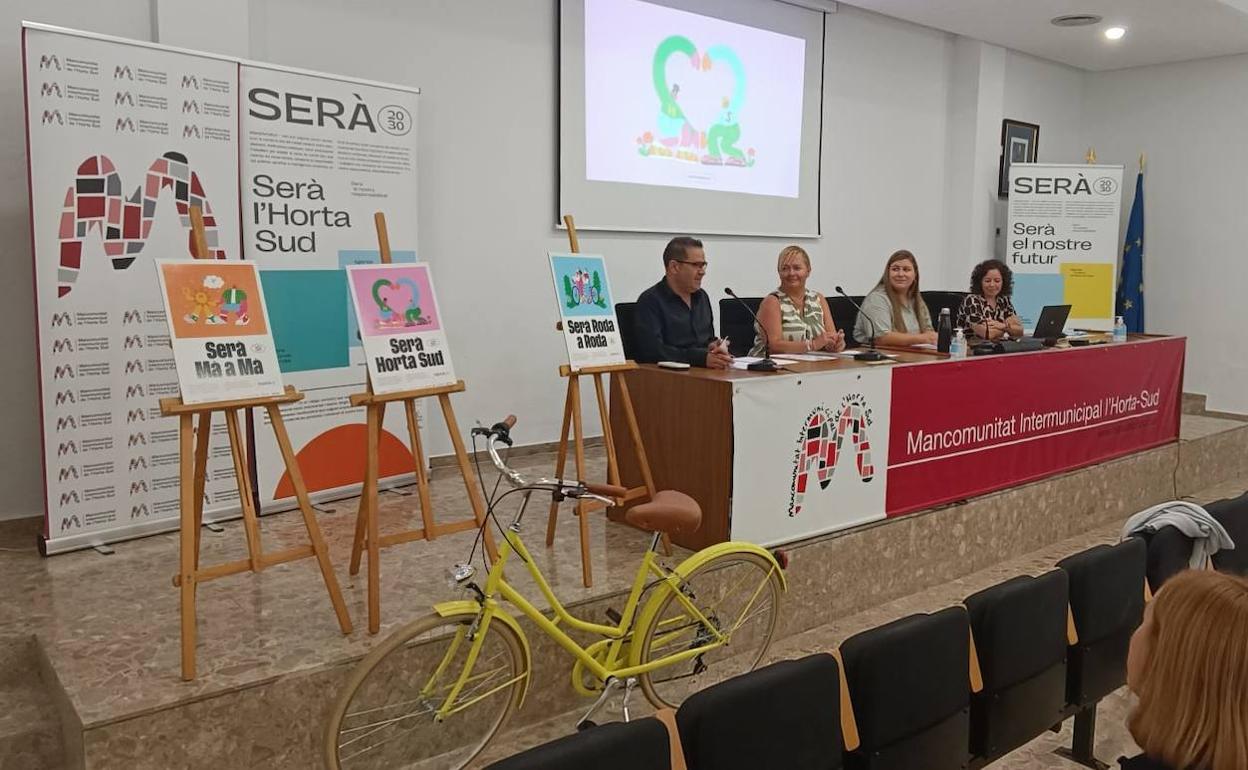 La presentación de la campaña en la Mancomunitat de l'Horta Sud. 