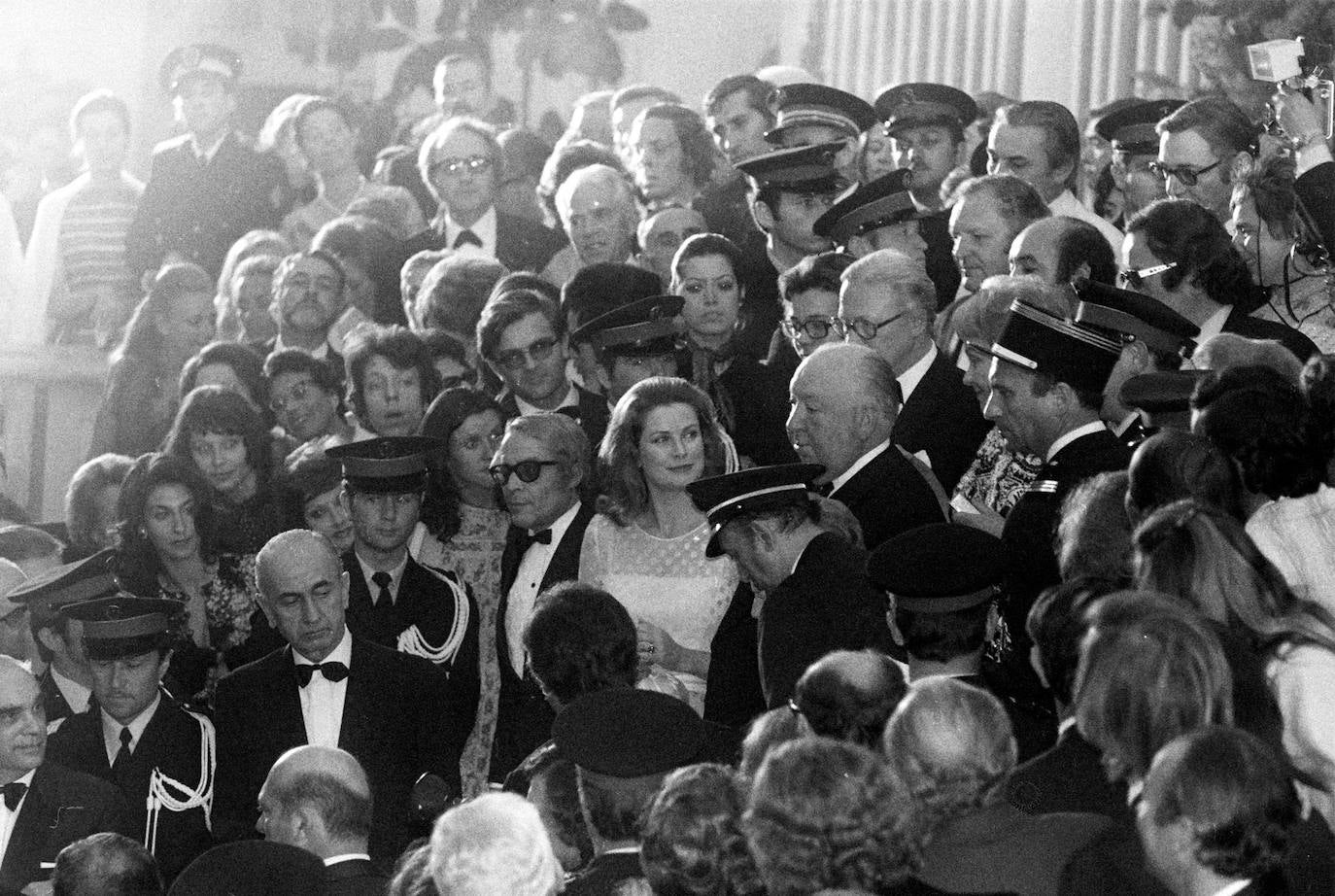 Grace Kelly en el festival de Cannes de 1972.