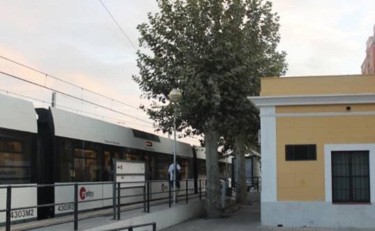 La estación Moncada-Alfara. 