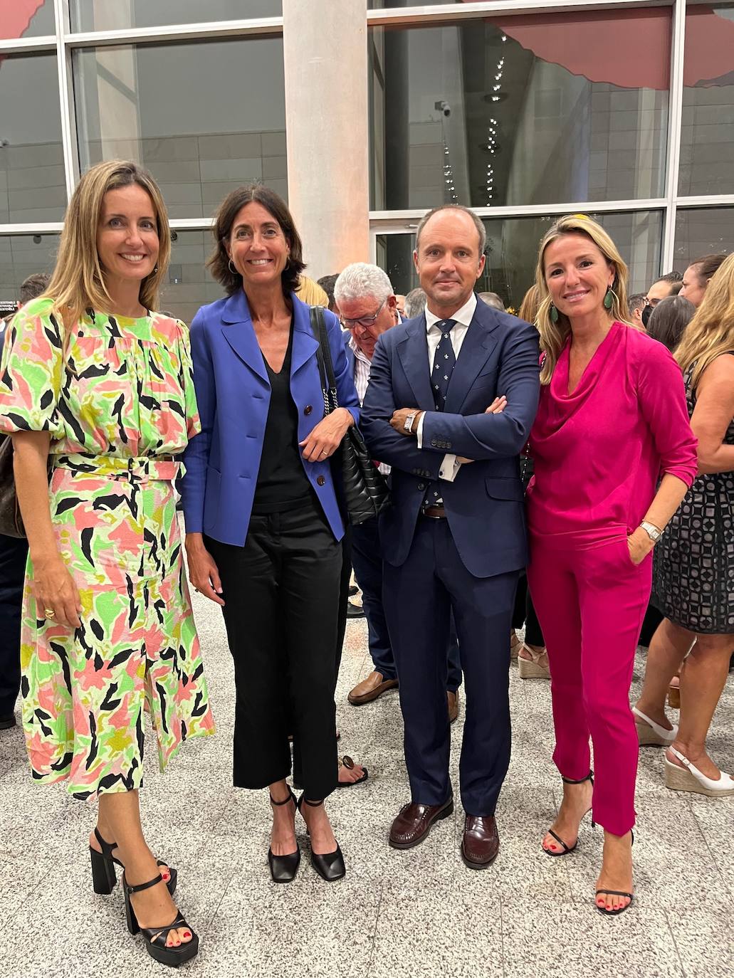 Elena Ravello, María José Félix, Javier Bonell y Cristina Bordils.