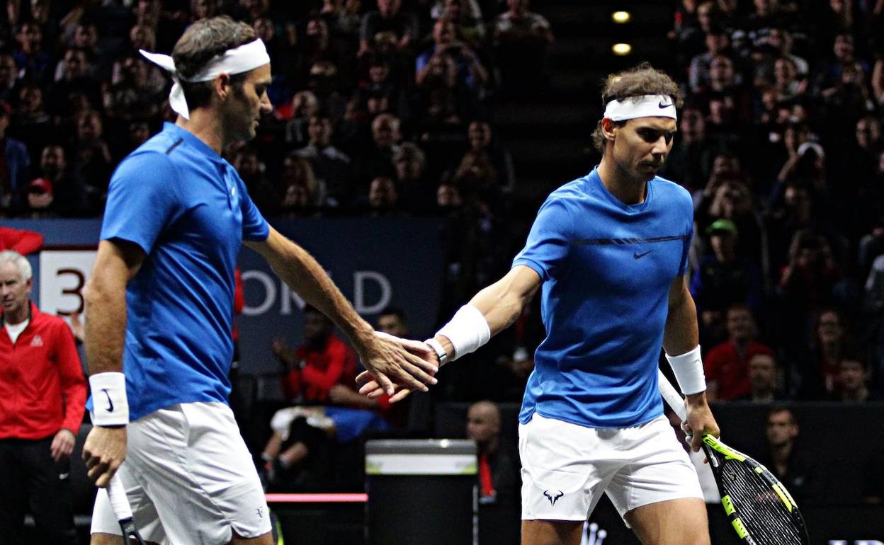 Federer y Nadal ya jugaron en una ocasión como pareja de dobles.