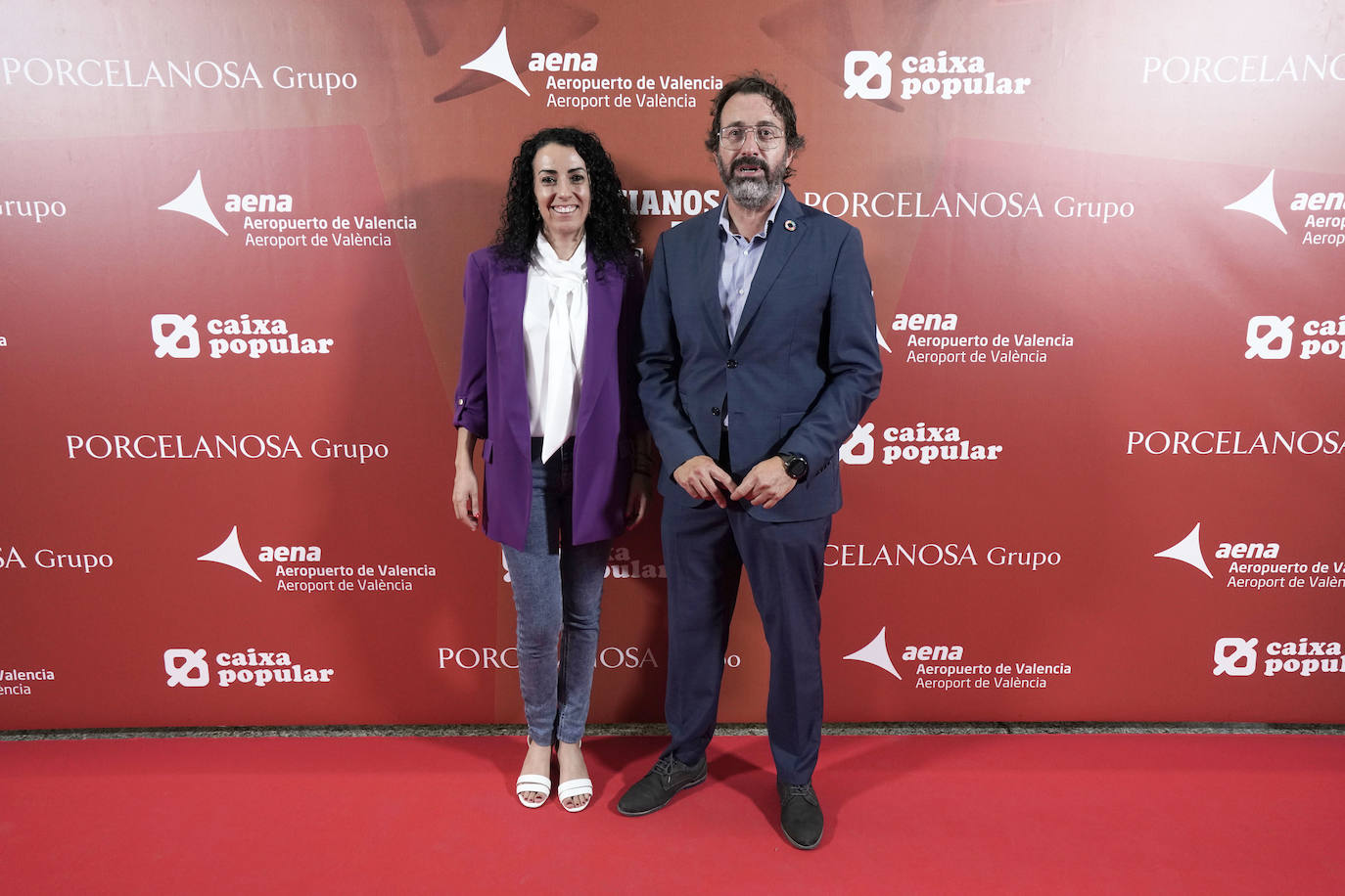 Lara Romero, teniente de alcalde de Tavernes y Vicent Mascarell, diputado y concejal de Turismo de Gandia.