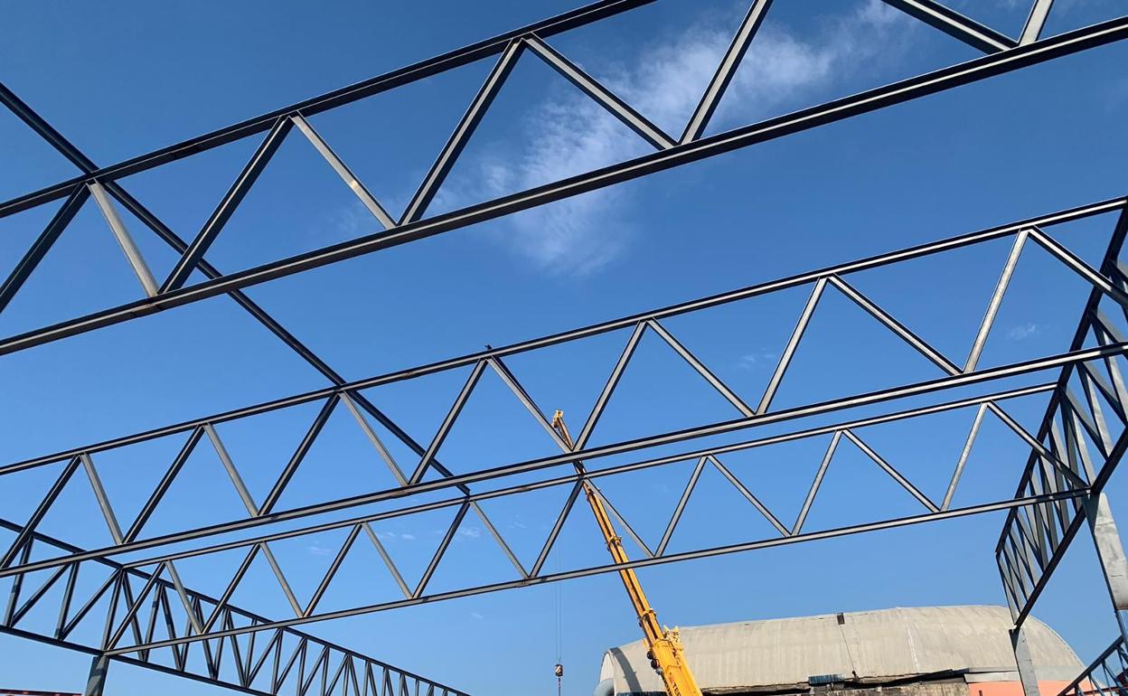 Instalación de la estructura.