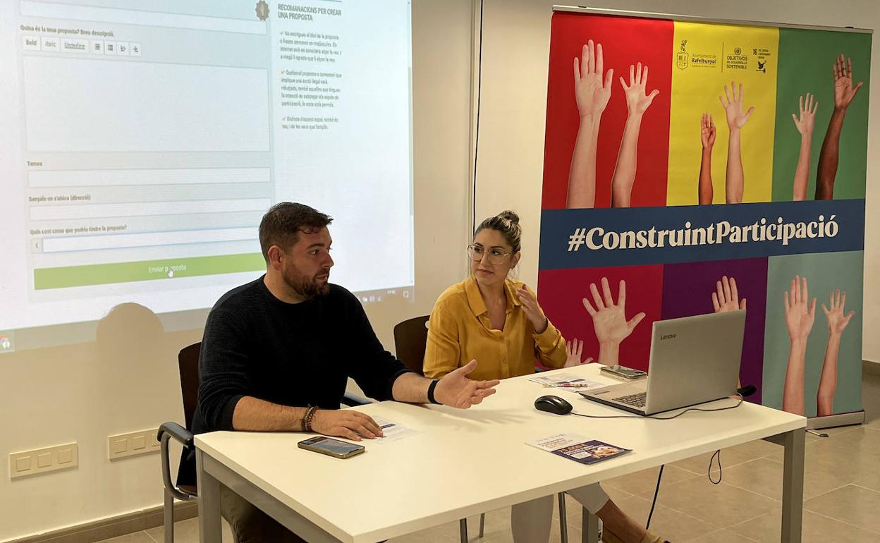 El alcalde, Fran López, en la presentación de los presupuestos participativos. 