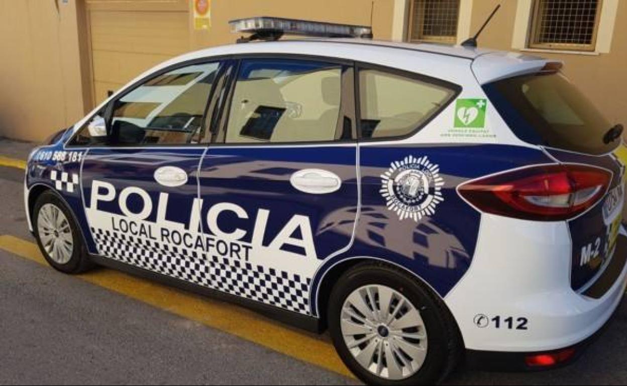 Un vehículo de la Policía Local. 