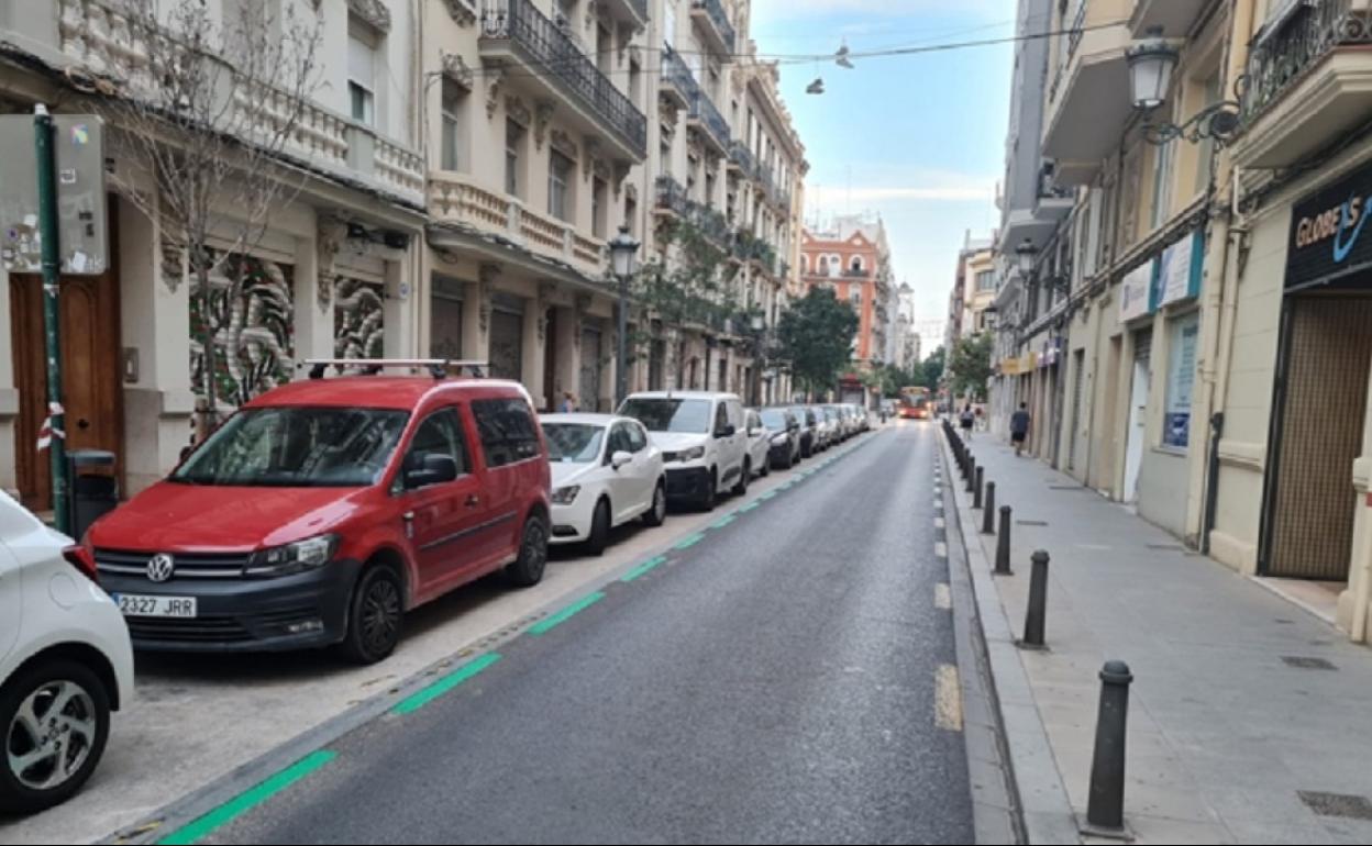 Nueva zona verde en las calles de Ruzafa.