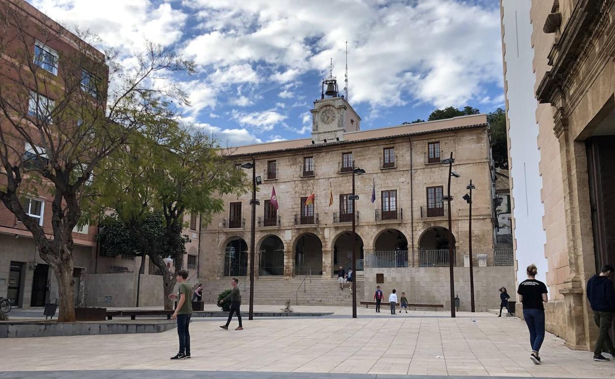 El Ayuntamiento de Dénia, donde esta tarde se celebrará el pleno. 