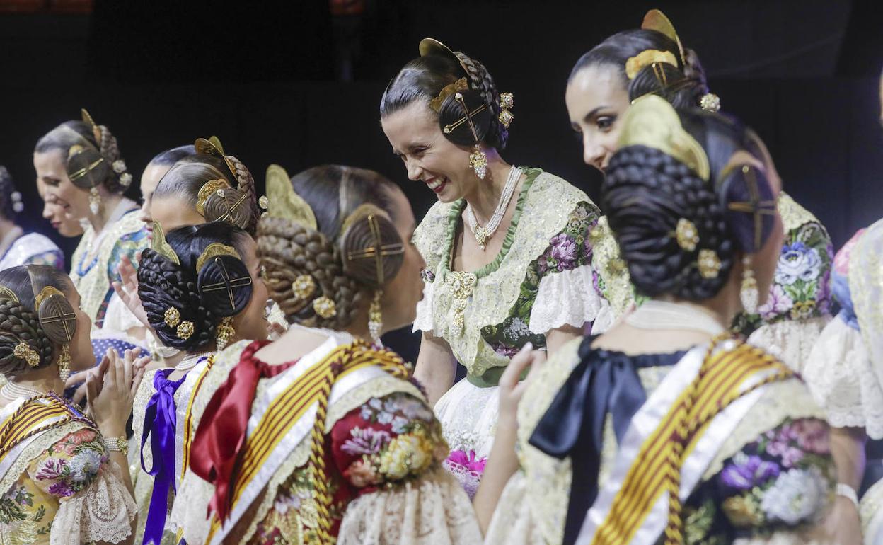 Candidatas a falleras mayores de Valencia 2023.