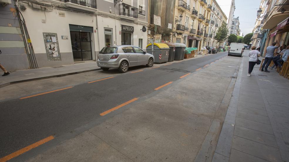 El parking de colores de Ruzafa se estrena con fracaso