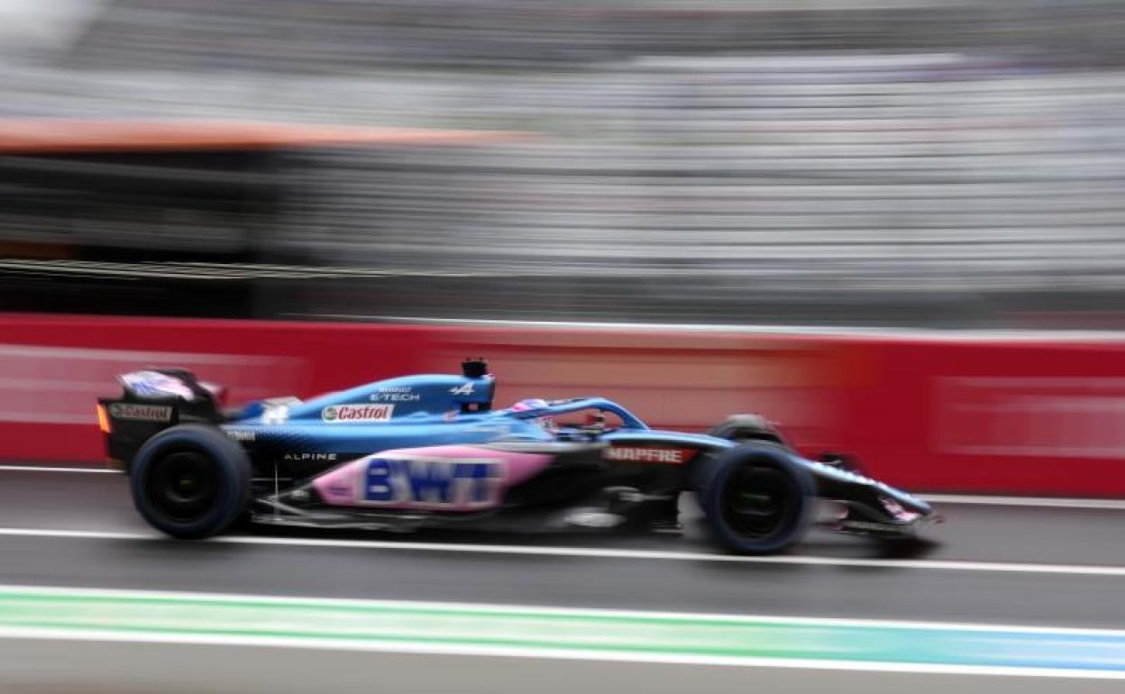 Fernando Alonso, en el circuito de Suzuka. 