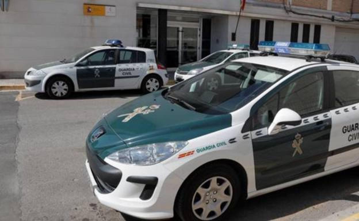 Un vehículo de la Guardia Civil. 