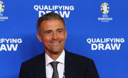 Luis Enrique, tras el sorteo.