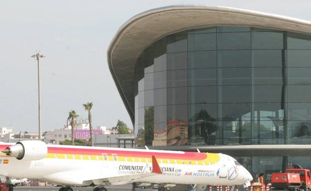 Avión de la aerolínea Air Nostrum. 