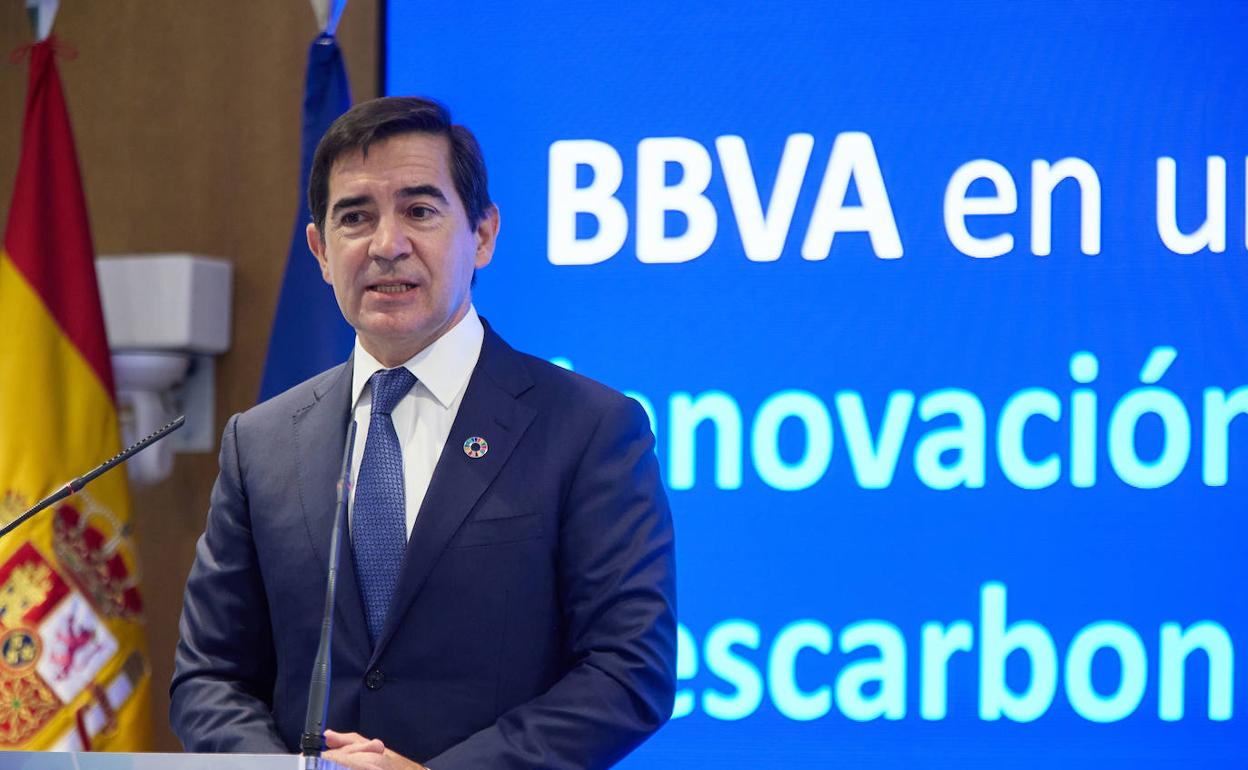 El presidente de BBVA, Carlos Torres.