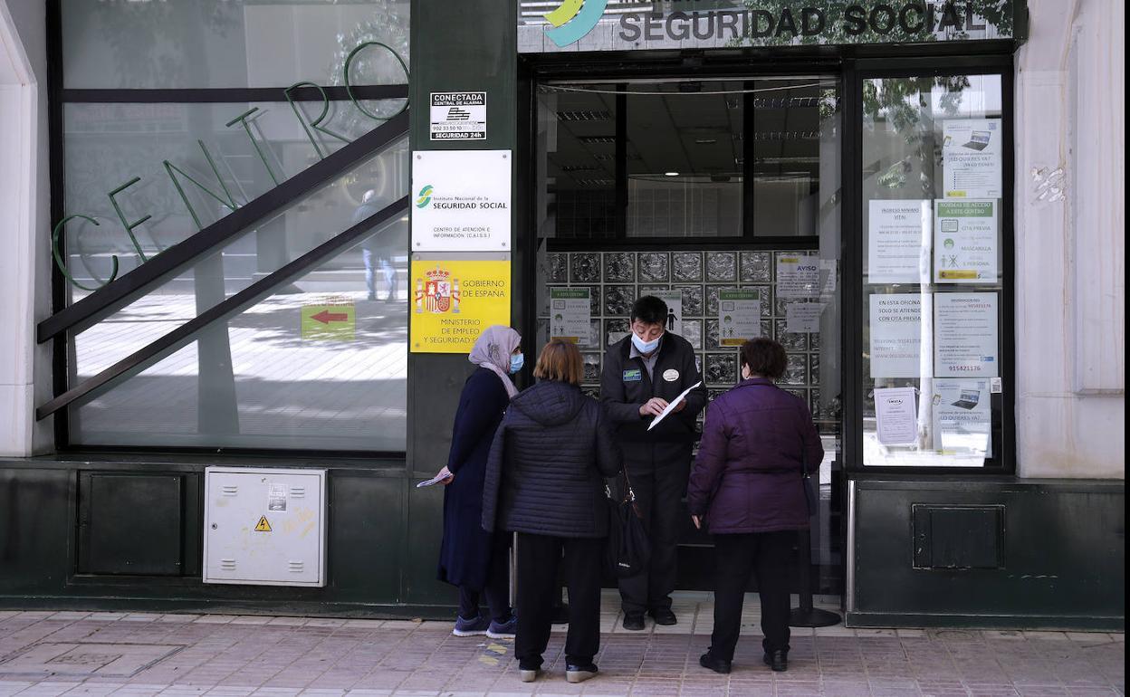 Una oficina de la Seguridad Social 