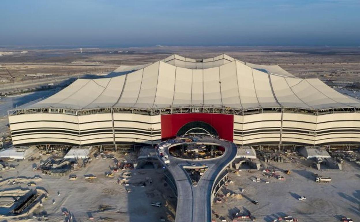 Estadio Al-Bayt de Catar. 