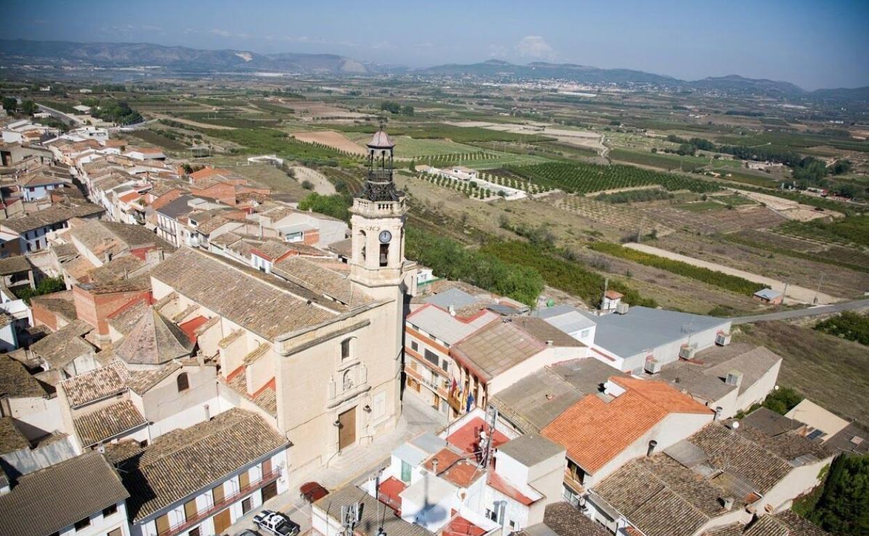 Vista general del municipio de La Pobla del Duc.