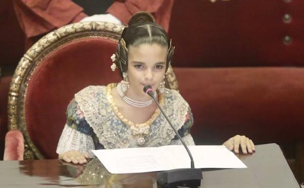 Paula Nieto, fallera mayor infantil de Valencia 2023: «Quiero que disfrutemos juntos de nuestra gran fiesta, las Fallas»