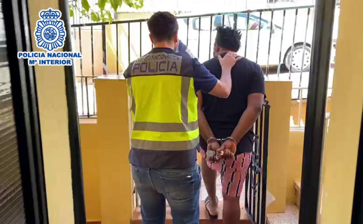 Uno de los detenidos en la Operación Marine-Mediterráneo.