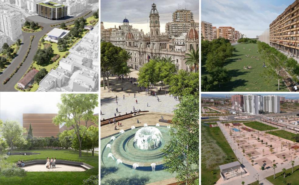 Cinco proyectos que pretenden convertir Valencia en una ciudad verde