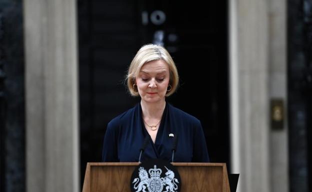 Liz Truss dimite como primera ministra de Reino Unido tras solo 44 días en el cargo