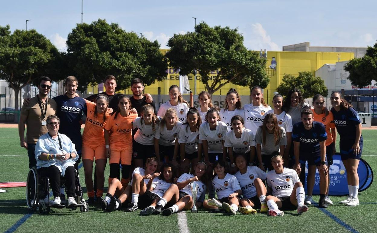 Las jugadoras participantes en el torneo. 