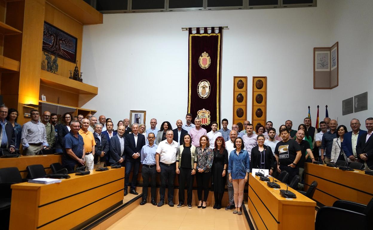 Asamblea donde se constituyó el EGM de Cotes. 