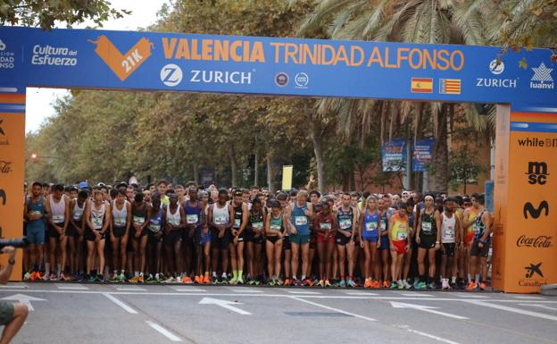 VÍDEO | Así ha sido la espectacular salida del Medio Maratón de Valencia 2022