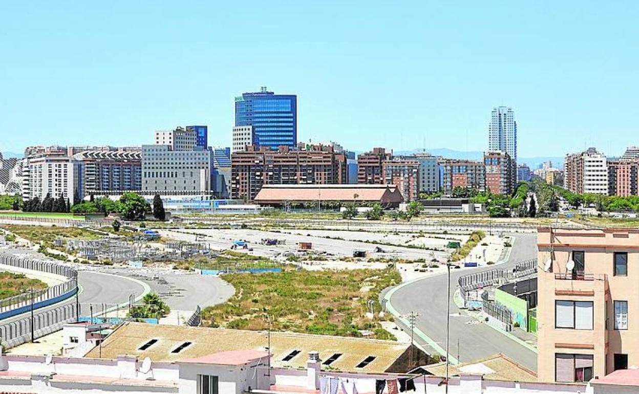 Actuación urbanística pendiente de desarrollar en el Grao. 