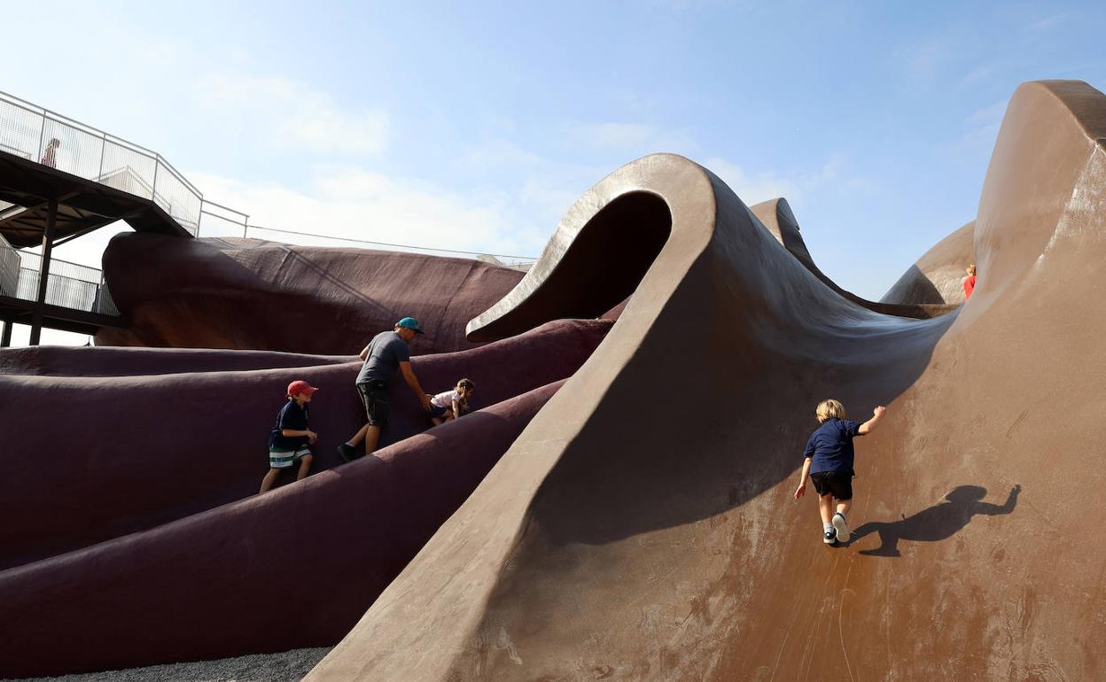 Reapertura del parque Gulliver, en el jardín del Turia. 