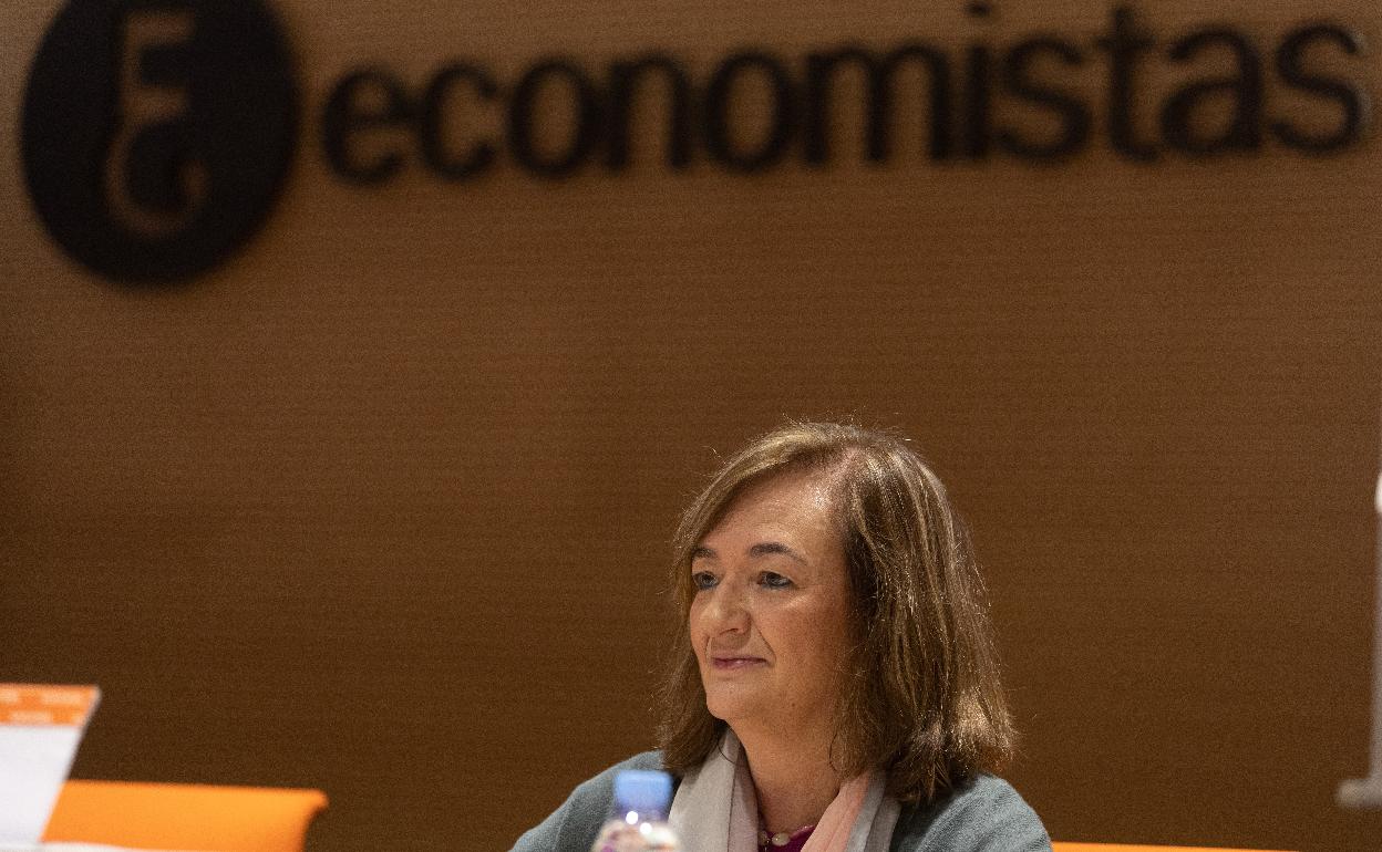 La presidenta de la AIReF, Cristina Herrero. 