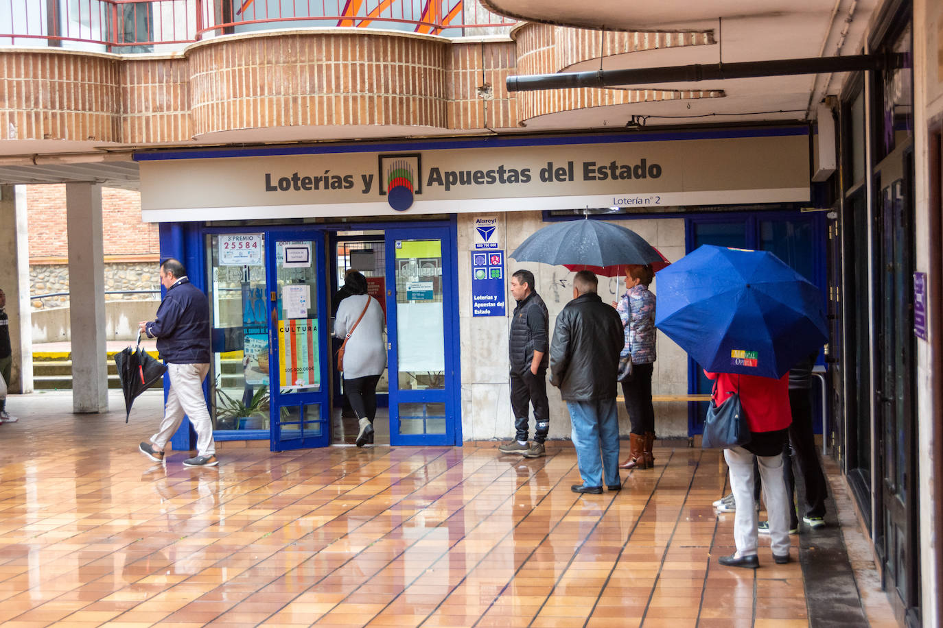 Una administración de Lotería. 