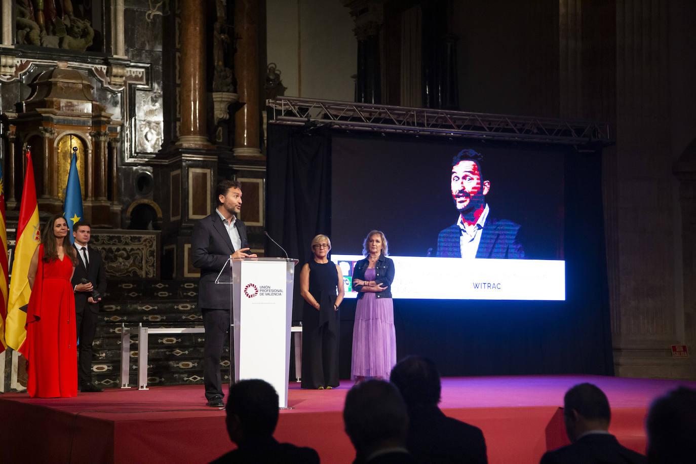 Acto de entrega de los VIII Premios a la Excelencia de Unión Profesionales de Valencia.