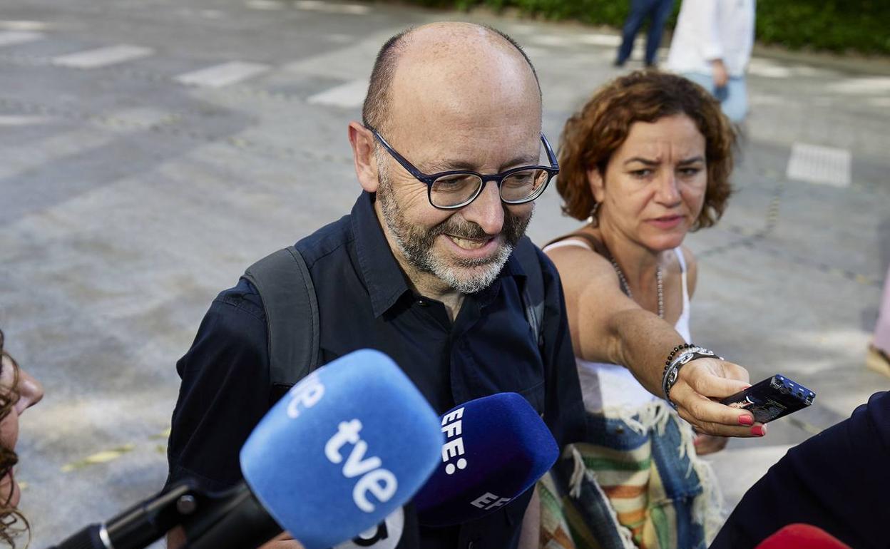 Francis Puig, en la Ciudad de la Justicia. 