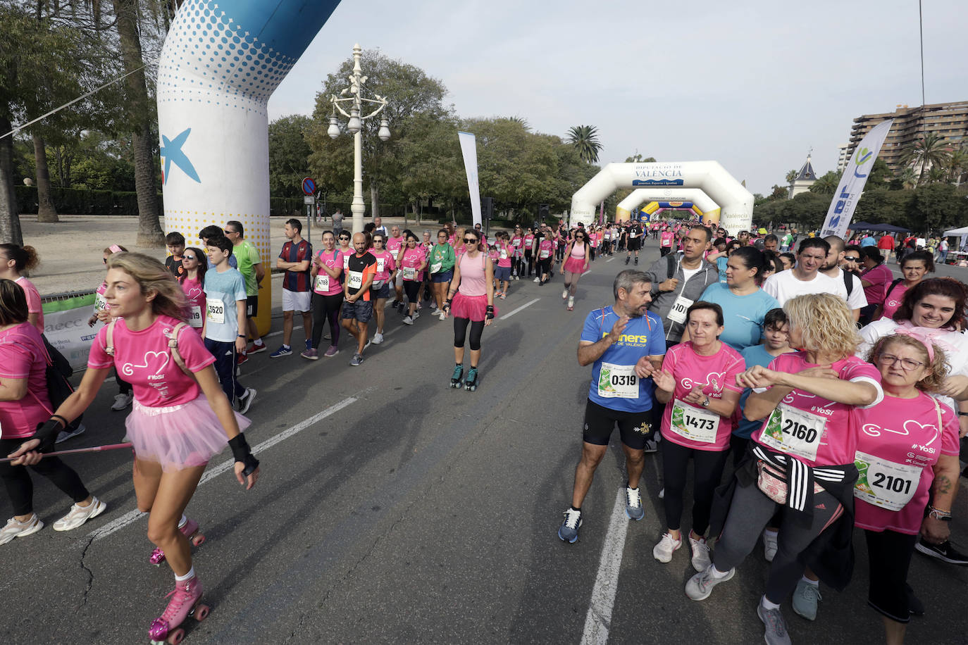 Los corredores se han sumado a esta iniciativa solidaria.