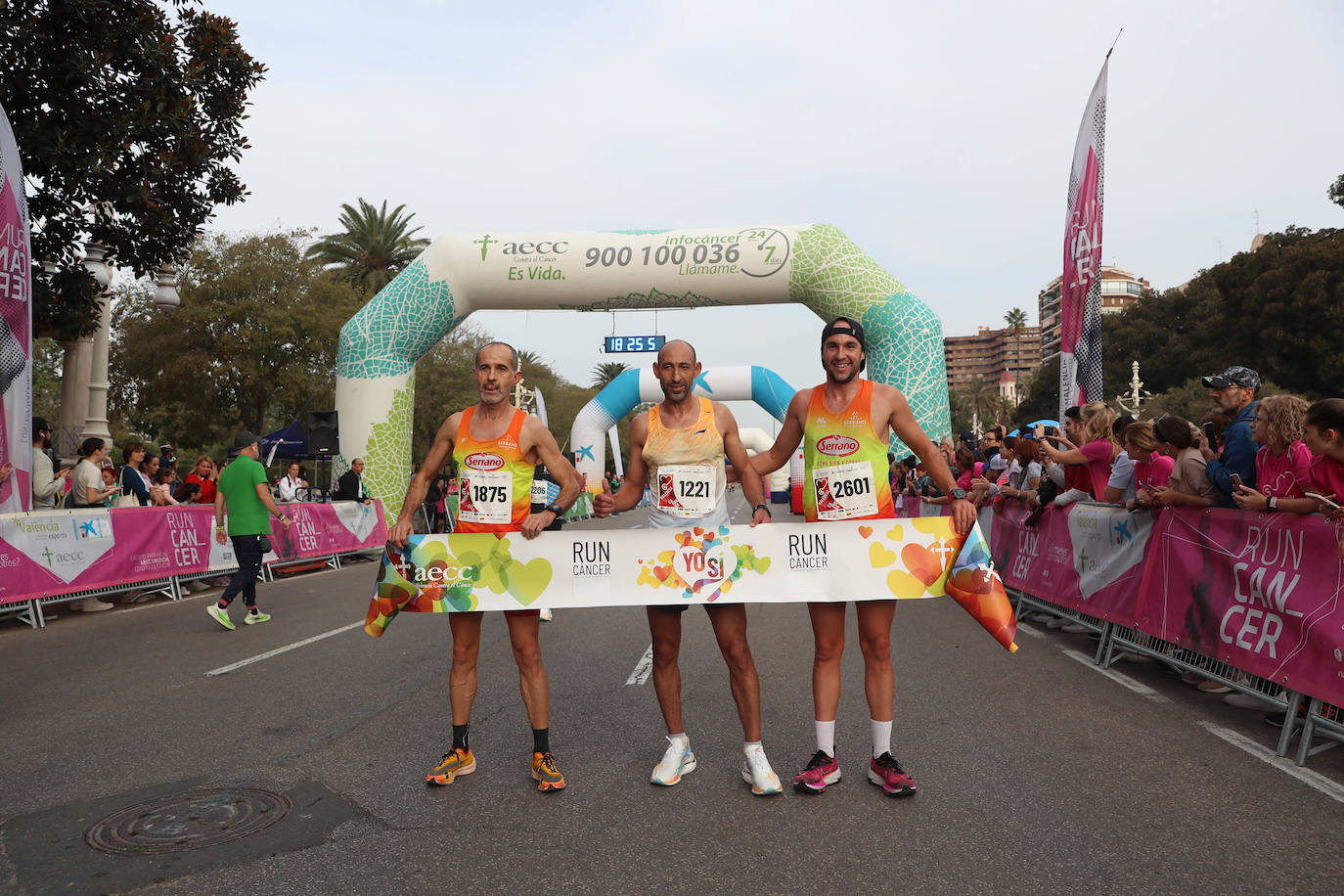 Los corredores se han sumado a esta iniciativa solidaria.